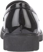 Girls Black School Shoes Kids Tassel Slip ON Loafers Teens Shoe UK Size 13-5 - Image 3