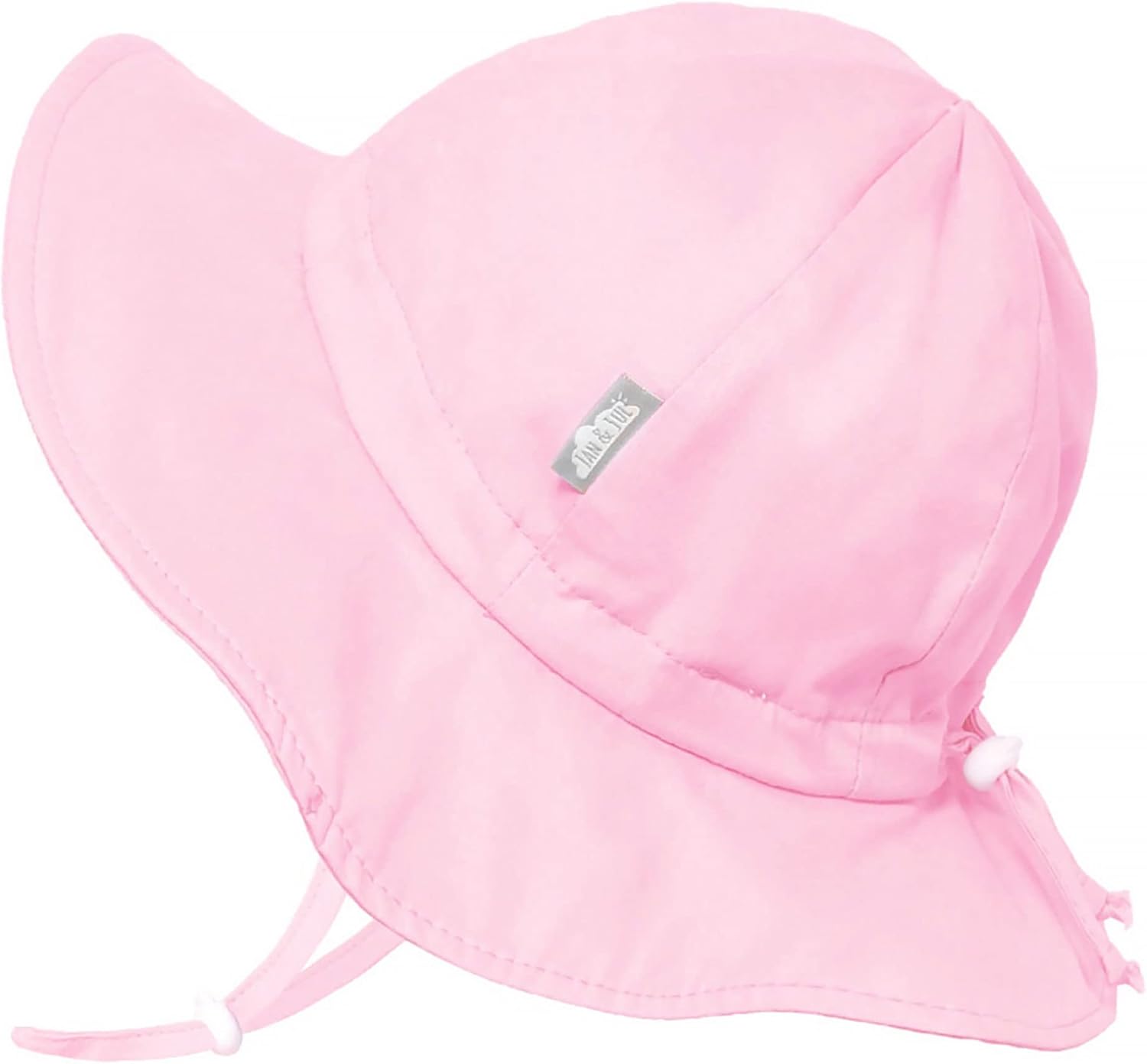 51EBLZBuXDL._AC_SL1500_.jpg JAN & JUL Grow-with-Me Large Brim Cotton Floppy Sun Hat with UV Protection for Girls - Image 1