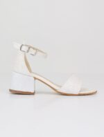 SIRRI Girls Ankle-Strap Shoes, Block Heels Sandals with Glitter for Special Occasion - Image 4