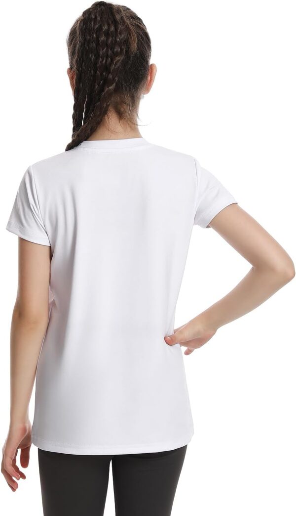 Star Vibe 4-5 Pack Girls Clothes Yellow Orange Green Red Tshirt Kids Dry Fit Running T-Shirt for Kids - Image 4