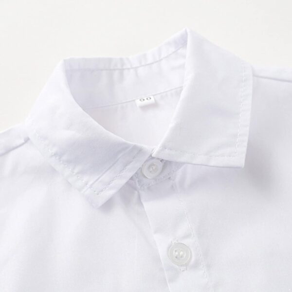 Toddler Boys Gentlemen Outfits Tuxedo Suit Set Long Sleeve Bowtie Shirts Top Vest Pants Set Formal Clothes - Image 6