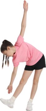 Star Vibe 4-5 Pack Girls Clothes Yellow Orange Green Red Tshirt Kids Dry Fit Running T-Shirt for Kids - Image 5