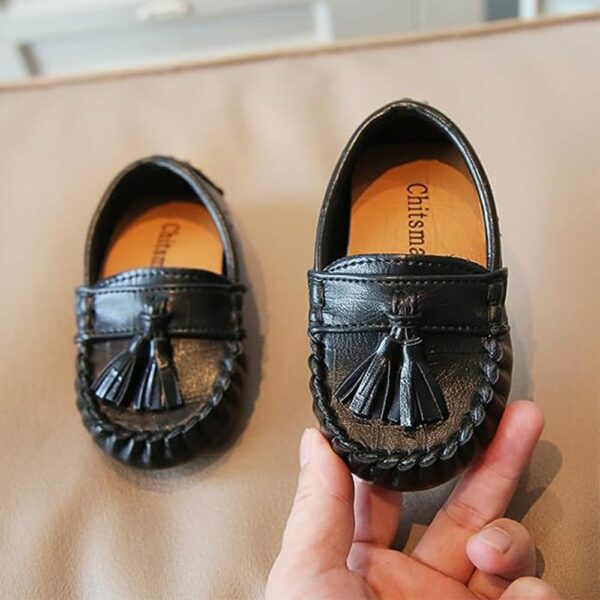 Girls Boys Loafers Toddler Leather Shoes Non Slip - Image 2
