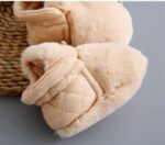 LUCKKY Baby Cartoon Plush Cotton Toddler Shoes,Baby Boys Girls Anti-Slip Soft Sole Warm Winter Booties Shoes,Toddler Cartoon Cute Plush Warm Home Booties Shoes,Infant Warm Shoes - Image 5
