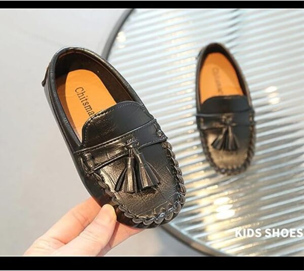 Girls Boys Loafers Toddler Leather Shoes Non Slip - Image 4