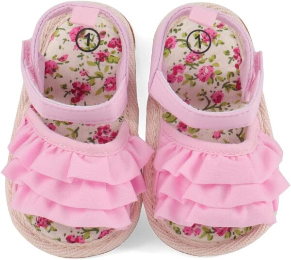 Baby Girls Sandals Infant Girls First Walking Shoes - Image 6