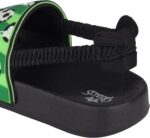 Girls Flip Flops Boys Summer Slippers Kids Glitter Sliders Beach Bathroom Pool Cute Sandals Toddlers Home Shower Shoes Lightweight Non-slip Little Girls Sequins Slides for Indoor Outdoor - Image 4