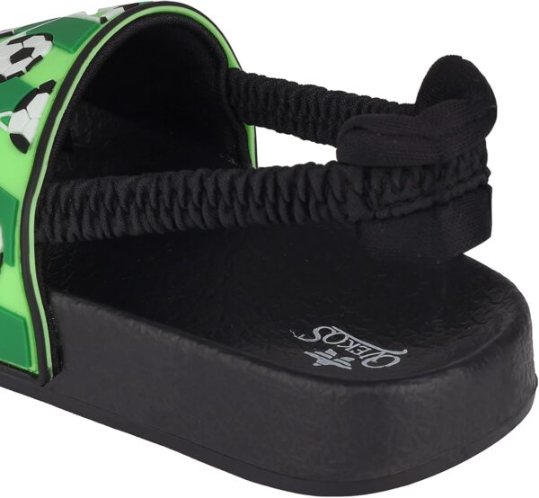 Girls Flip Flops Boys Summer Slippers Kids Glitter Sliders Beach Bathroom Pool Cute Sandals Toddlers Home Shower Shoes Lightweight Non-slip Little Girls Sequins Slides for Indoor Outdoor - Image 4