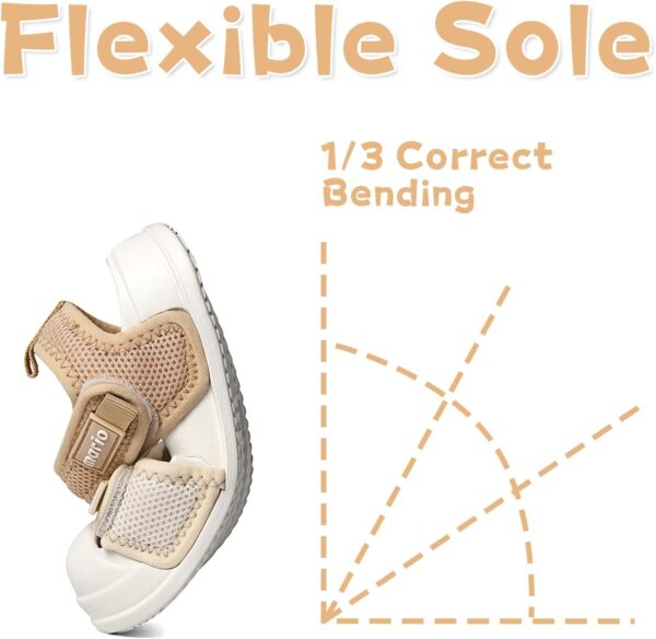 MK MATT KEELY Boys Girls Sandals Kids Closed Toe Walking Shoes Toddlers Baby Wide Fit Beach Sandals with Non-Slip Sole - Image 8