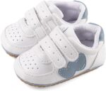 Baby Boys Girls First Walking Shoes Infant Prewalkers Pram Shoes Soft PU Leather Anti Slip Sole