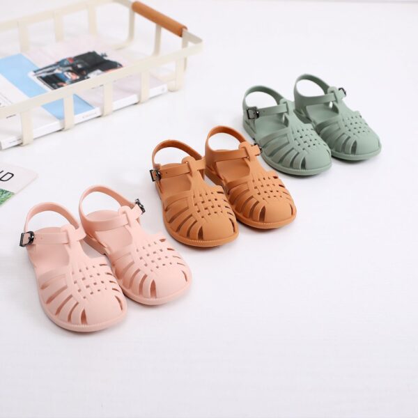 Pearleaf Summer Sandals for Girls & Boys, Breathable Plastic Uppers, Non-Slip Soles, Toddler to Children Sizes - Image 4