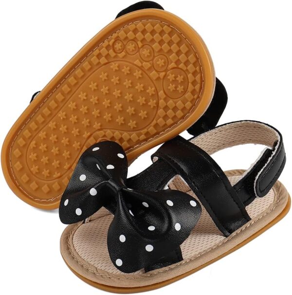 Baby Girls Sandals Infant Girls First Walking Shoes - Image 3