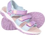 Mountain Warehouse Reef 3 Strap Kids Sandals - Neoprene Lined Boy & Girls Beach Shoes, Durable Sandals, Hook & Loop, Quick Dry Summer Footwear - for Beach Walking