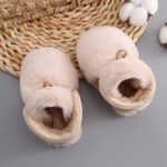 LUCKKY Baby Cartoon Plush Cotton Toddler Shoes,Baby Boys Girls Anti-Slip Soft Sole Warm Winter Booties Shoes,Toddler Cartoon Cute Plush Warm Home Booties Shoes,Infant Warm Shoes - Image 6