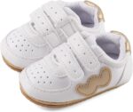 Baby Boys Girls First Walking Shoes Infant Prewalkers Pram Shoes Soft PU Leather Anti Slip Sole