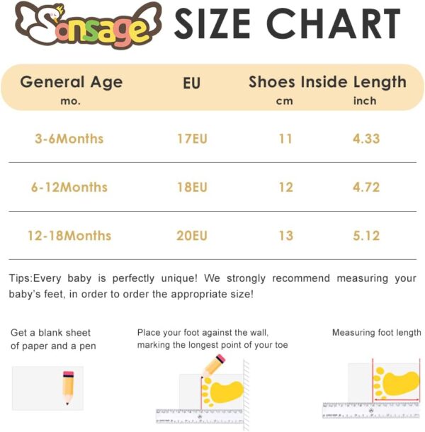 Sonsage Baby Girls Boys Boot Newborn Infant Unisex Velvet Soft Anti-Skid Rubber Sole Shoes Toddler Fleece Cozy Boots Winter Warm Prewalker Crib Shoes 3-6 month - Image 6