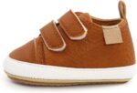 Kleoque Infant Baby Boys Girls Shoes Anti-Slip Oxford Loafer Flats Toddler Prewalker Soft Sole Crib First Walking Shoes Newborn Trainer High-Top Pu Leather Flats Sneakers Size 3-5 - Image 5