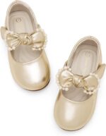 DREAM PAIRS Girl's Dress Shoes, Mary Jane Flats for Flower Girl Party School Wedding (Toddler/Little Girl)
