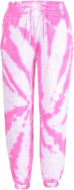 A2Z 4 Kids Girls Tie Dye Tracksuit Crop Hooded Sweatpants Top Bottoms Jogging Suit Joggers Outfit Set Age 5-13 Years - Image 3