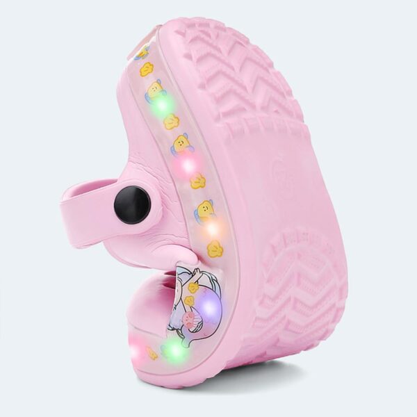 Kid's LED Clogs Boys and Girls Garden Shoes Beach Water Shoes Cute Cartoon Slides Sandals Lightweight Sandals Non-Slip - Image 3