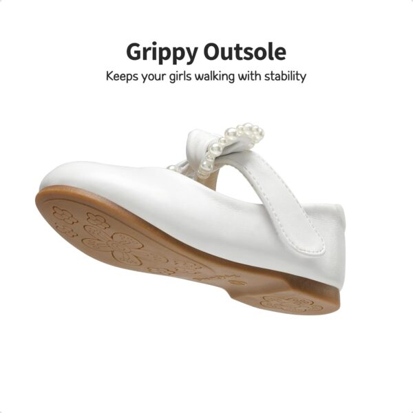 DREAM PAIRS Girl's Dress Shoes, Mary Jane Flats for Flower Girl Party School Wedding (Toddler/Little Girl) - Image 5