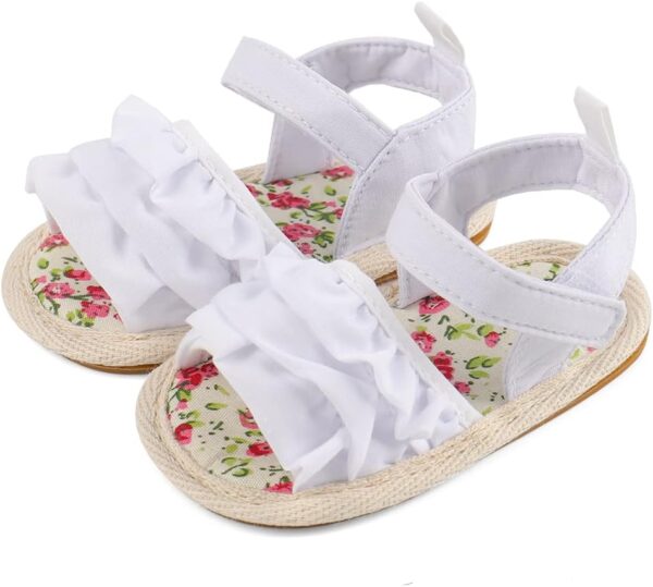 Baby Girls Sandals Infant Girls First Walking Shoes - Image 2