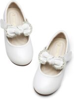 DREAM PAIRS Girl's Dress Shoes, Mary Jane Flats for Flower Girl Party School Wedding (Toddler/Little Girl)
