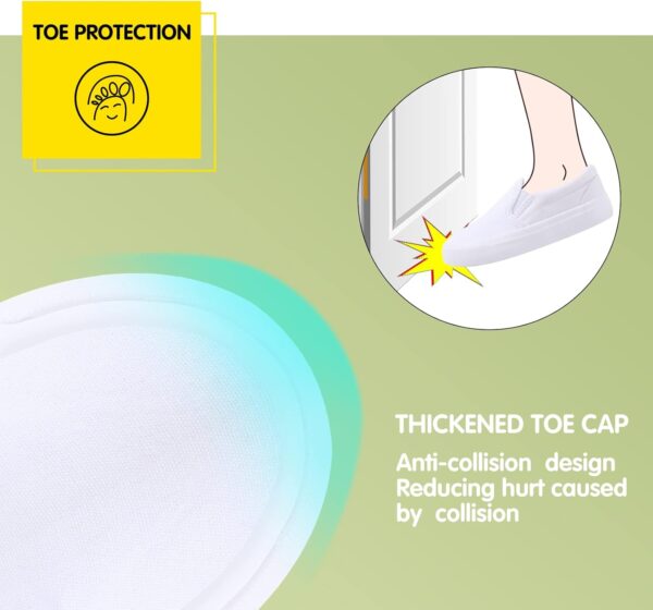 Unisex Kids Canvas Shoes Toddlers Sneakers Breathable Slip-on Trainers Pumps Plimsoles for Boy and Girls - Image 5