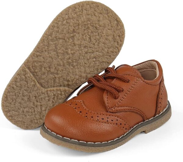 Boys Girls Lace Up Shoes Toddler Little Kids School Dress Shoes (Toddler/Little Kid) - Image 5