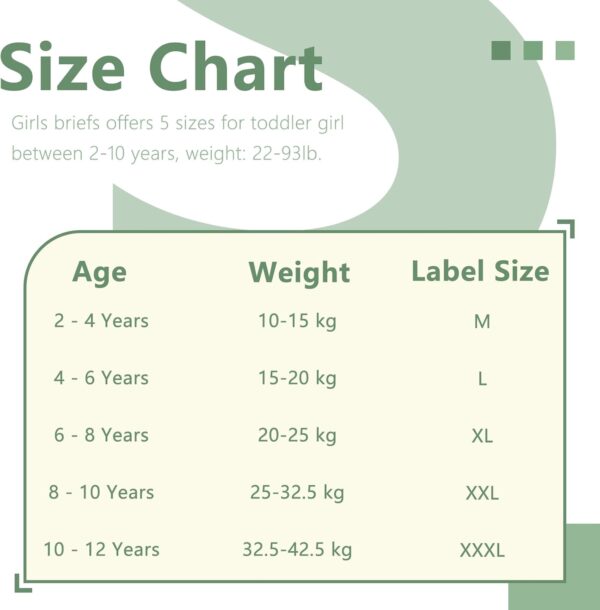 Boletochic Girls Knickers Cotton Girls Underwear for 2-12 Years Baby Panties Soft Breathable Girl Briefs Underpants 8 Packs - Image 6