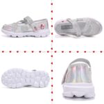 Unitysow Girl Sandals Glitter Princess Shoes Flat Walking Sandals Comfort Mary Jane Birthday Party Dance Shoes for Little Kid/Big Kid - Image 2