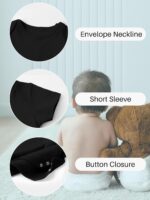 Happy First Father's Day Baby Babygrow Bodysuit Short Sleeve Onesie 0-12 Months - Image 5