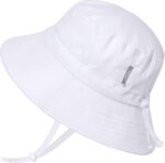 JAN & JUL Baby Toddler Kids Breathable Cotton Bucket Sun-Hat 50 UPF, Adjustable for Growth, Stay-on, Unisex