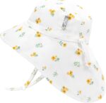 Jan and Jul Breathable and Adjustable Sun-Hat with Neck Flap for Kids