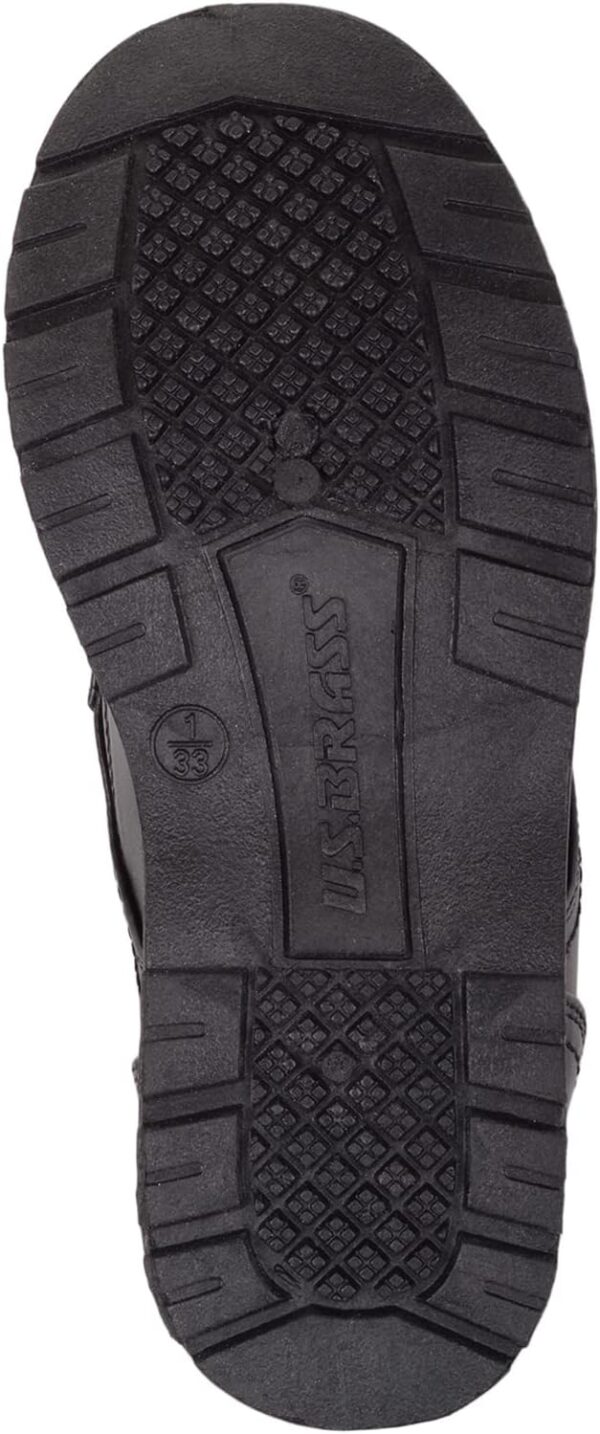 Junior Childrens Boys Faux Leather Formal Lace Up Padded School Wedding Shoes - Image 7