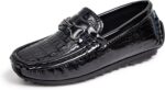 RVROVIC Kids Girls Boys Slip-on Loafers Oxford PU Leather Flats Shoes Casual Moccasin Shoes for Toddler Kid - Image 6