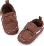 Baby Boys Moccasin Shoes Infant First Walking Soft Sole Casual Flats Shoes - Image 4