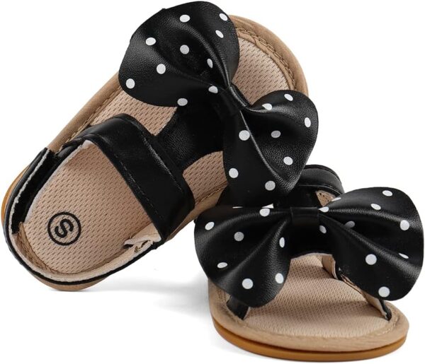 Baby Girls Sandals Infant Girls First Walking Shoes - Image 4
