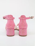 SIRRI Girls Ankle-Strap Shoes, Block Heels Sandals with Glitter for Special Occasion - Image 5