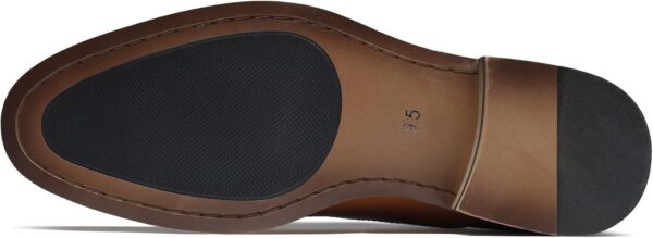 Bruno Marc Men's Lace-Up Leather Shoes, Classic Oxfords Formal Dress Shoes Brogues Derby, Comfortable School Shoes for Boy, Teen in Business, Party and Wedding - Image 4