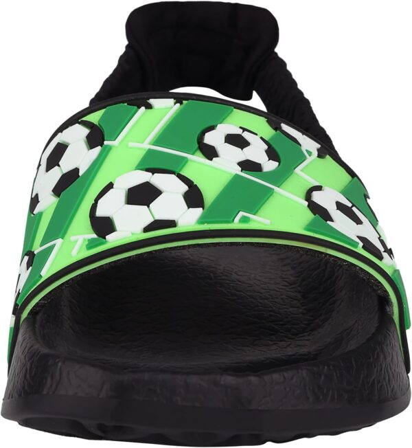 Girls Flip Flops Boys Summer Slippers Kids Glitter Sliders Beach Bathroom Pool Cute Sandals Toddlers Home Shower Shoes Lightweight Non-slip Little Girls Sequins Slides for Indoor Outdoor - Image 3