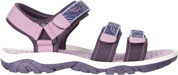 Mountain Warehouse Reef 3 Strap Kids Sandals - Neoprene Lined Boy & Girls Beach Shoes, Durable Sandals, Hook & Loop, Quick Dry Summer Footwear - for Beach Walking - Image 2