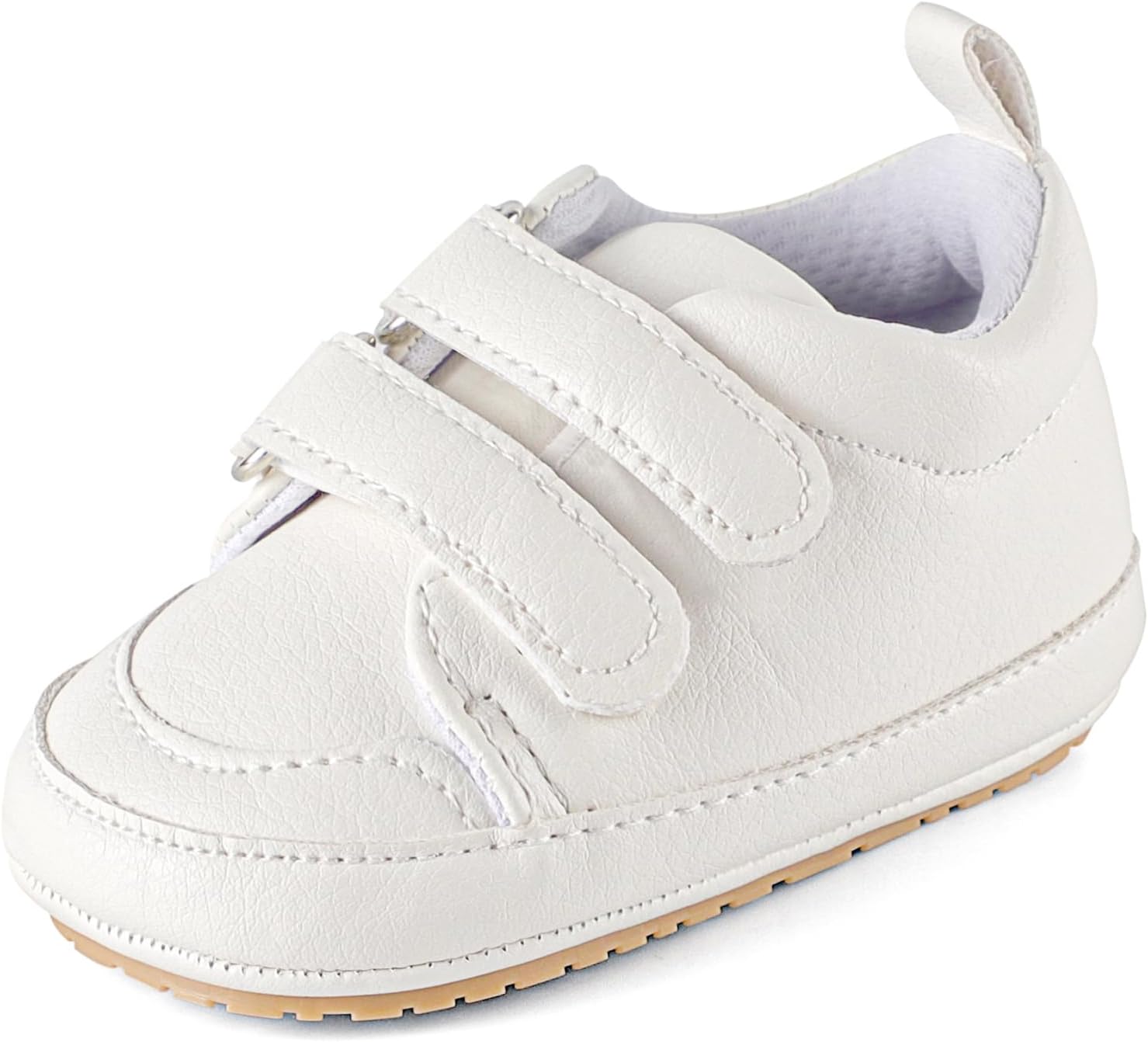 61a4Y0tvmBL._AC_SL1500_.jpg Cheerful Mario Baby First Walking Shoes Baby Boys Girls Pram Shoes Infant Prewalkers Soft PU Leather Anti-Slip - Image 1