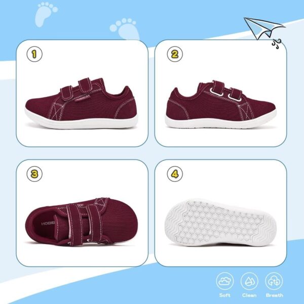 Kids Wide Barefoot Shoes for Boys Girls Outdoor Trail Running Minimalist Walking Shoes - Image 2