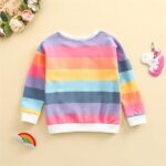 LitBud Girls Sweatshirts Unicorn Crewneck Pullover for Toddler Clothes Girl Cotton Top Long Sleeve Casual Jumper T Shirt fall for Kids Size 1-7 Years Old - Image 6