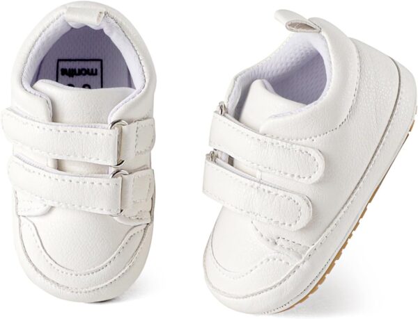 Cheerful Mario Baby First Walking Shoes Baby Boys Girls Pram Shoes Infant Prewalkers Soft PU Leather Anti-Slip - Image 2