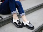 Kids Leather School Shoes Casual Oxford Flat Fashion Classic Girls Lace Up Brogue Shoes Comfortable Boys Uniform Dress Shoes - Image 6