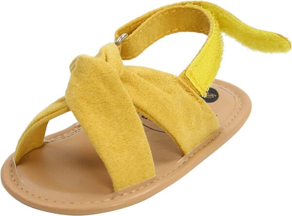 Dubute Infant Baby Girls Summer Sandals Soft Sole Newborn Toddler First Walker Crib Dress Shoes Outdoor - Image 5