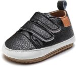 Baby Boys Girls Shoes High-Top PU Leather Sneakers Non-Slip Rubber Sole Newborn Infant First Walking Shoes Sneaker Flats Unisex Baby Shoes - Image 3