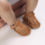 Baby Sandals girls Newborn Crib Sandal Infant Baby Girls Boys Summer Sandals Outdoor Beach Shoes Premium First Walking Shoes Toddler Flats First Walker Shoes - Image 7